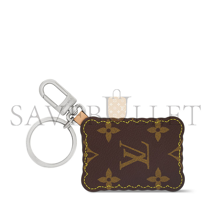 LOUIS VUITTON LV BISCUIT KEYCHAIN HANDBAG CHARM M02547